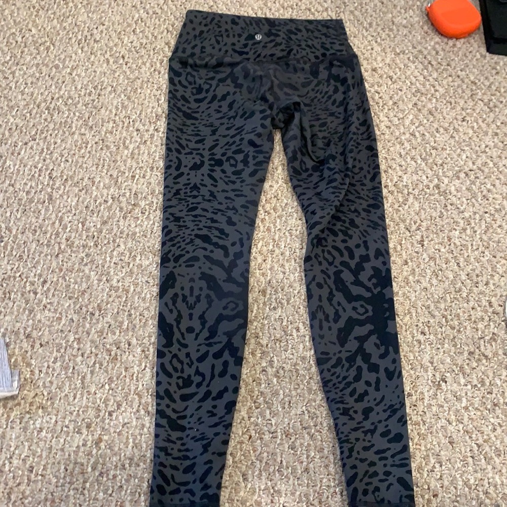Cheetah print lululemon wonder under